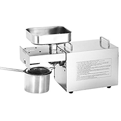 Home Household Stainless Steel Castor Oil Processing Equipment Cold Pressed Argan Marula Chia Seed Apricot Oil Press Machine 220V/50HZ
