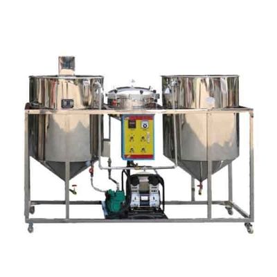 Depend on the Capacity Mini Oil Refinery for Small Scale Palm Oil Refining 24-Hour Working Time