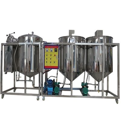 3000*830*1700mm Advanced Crude Beef Tallow Oil Refining Machine for Machinery Repair Shops