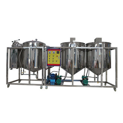 24-Hour Working Time Full Production Line Palm Oil Refining Machine/Refinery Plant with Output and Capacity 500-2500kg/d