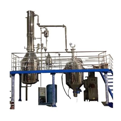 3000L Oil Extraction From Turmeric Leaves Vetiver Distillation Essential Oil Distiller with Vaccum Distillation