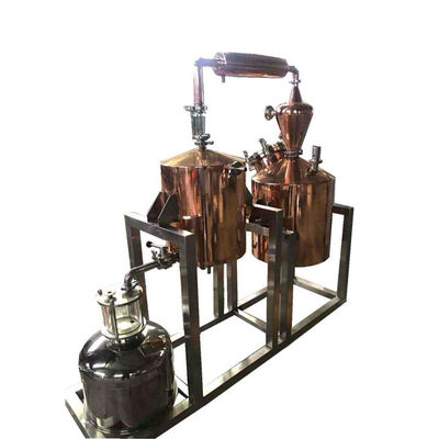 220V/380V Voltage Jasmine Essential Oil Extractor Machine Lavender Steam Distillation Equipment