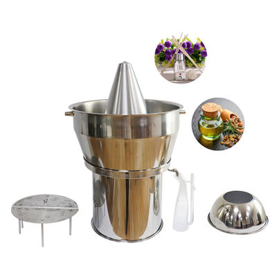 Home 10L Lavender Stainless Steel Automatic Steam Distiller with Automatic Grade and Vacuum Distillation Unit