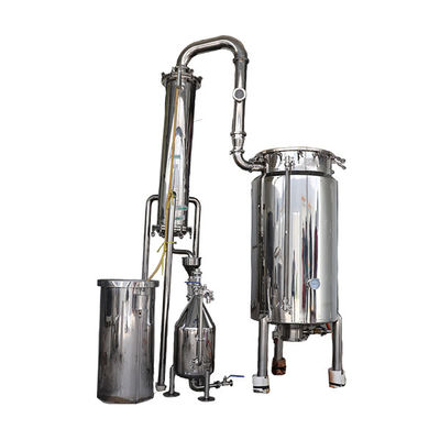 Stainless Steel Distillation Equipment for Rose and Lavender Essential Oil Extraction Depend on Model