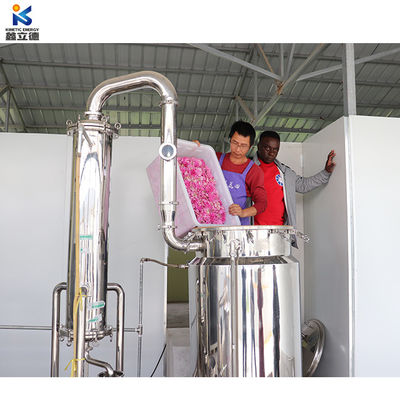 Energy Saving 300L Stainless Steel Essential Oil Distiller for Lavender/Rosemary Oil Extraction and Distillation Process