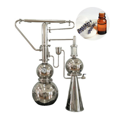 Cold Pressed Essential Oil Making Machine with Ground Shape Distillation Kit Easy to Clean and 98%-100% Guaranteed