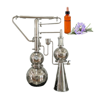10L Plants Essential Oil Distillation Equipment for Home 24 Hours Working Time Plants Distillation